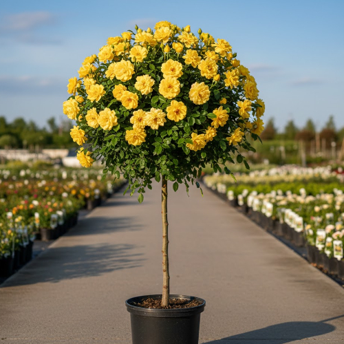 Роза штамбовая Фрезия купить