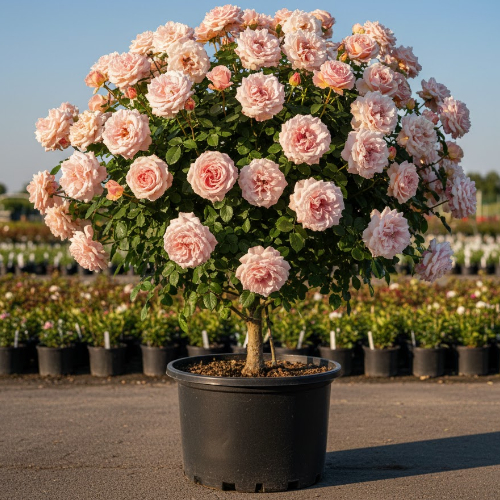 Роза штамбовая чайно-гибридная Ингрид Бергман купить